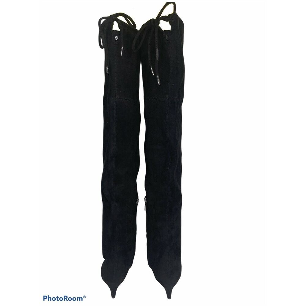 Sam Edelman Kristie Over the Knee Boot black suade - Picture 3 of 5